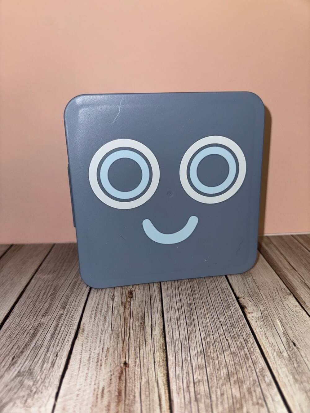 Bullseye Playground Grey Robot Face Bento Box Food Containers